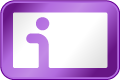 3:2 Information Card Icon