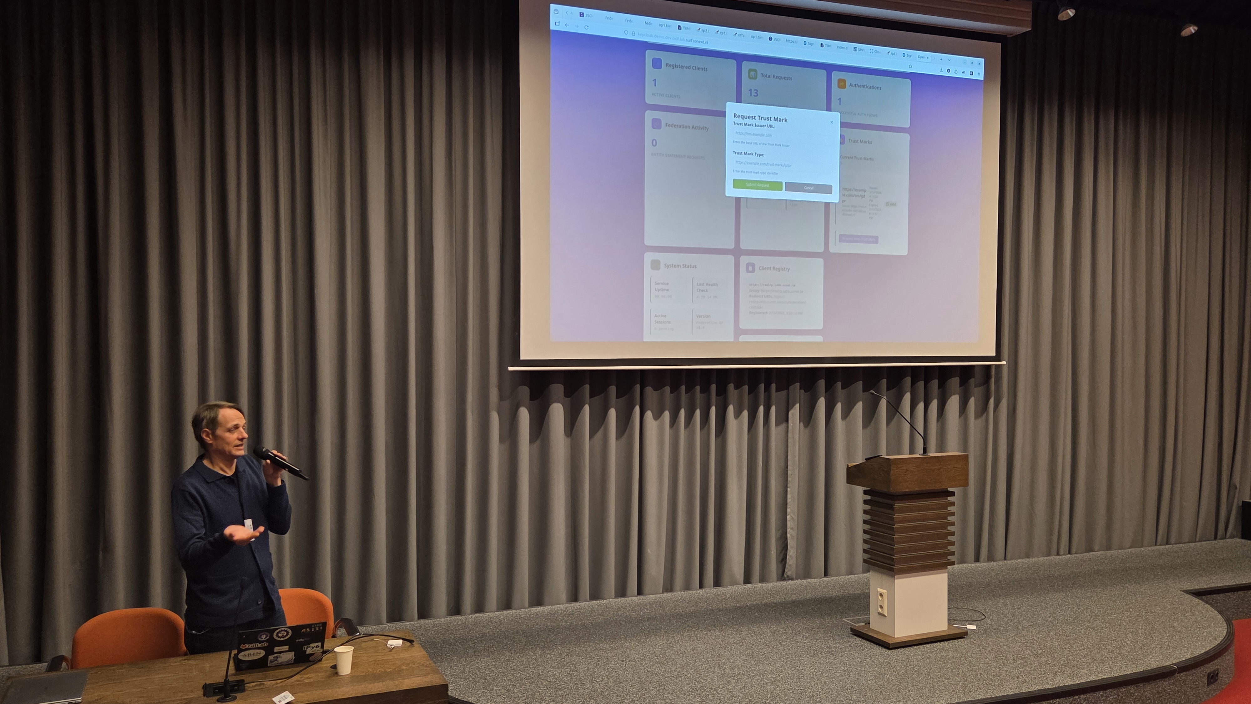 Davide Presenting Trust Mark Request