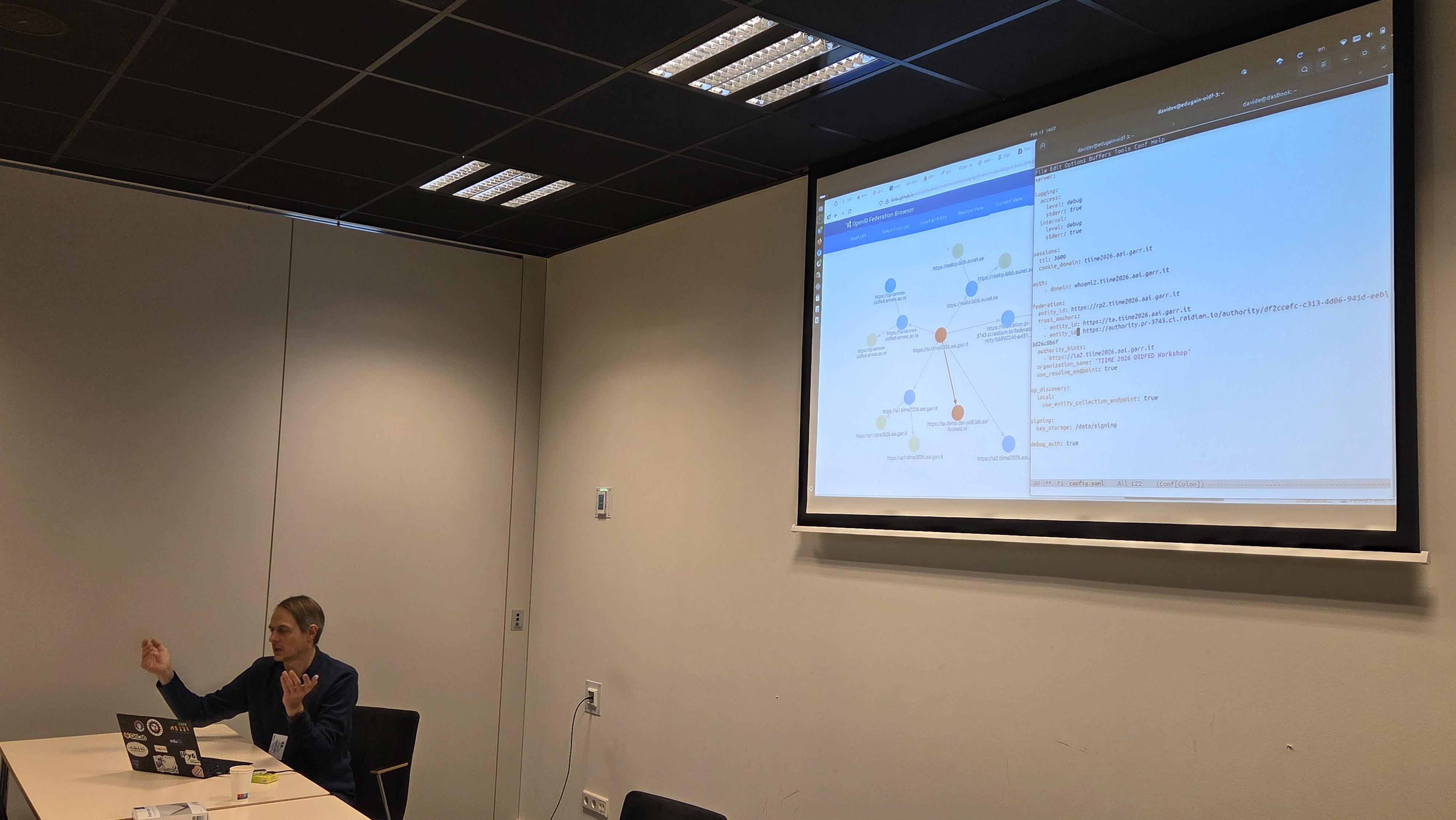 Davide Running TIIME Interop